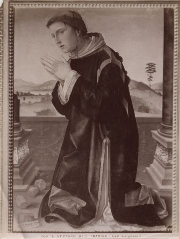 Anderson — S. Stefano di F. Francia (Gall. Borghese) — insieme
